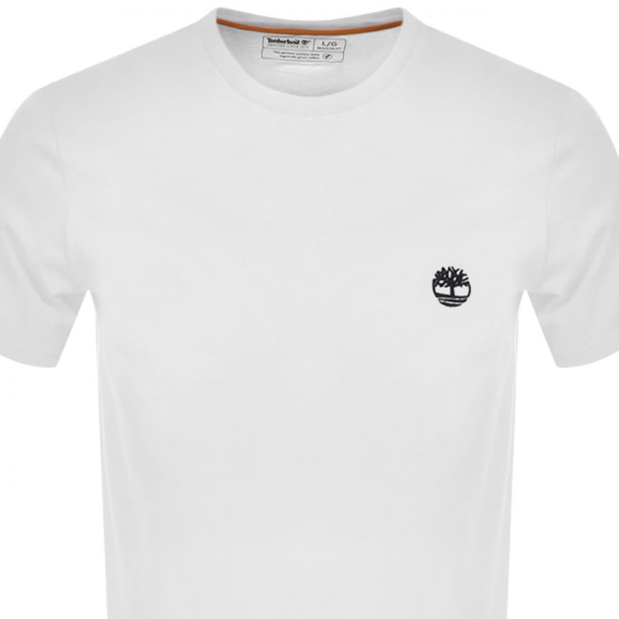 Alternative Image for ProductTimberland Dun River Logo T Shirt White2